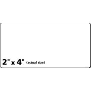 Avery Shipping Labels, 2 x 4, Paper, White, TrueBlock®, Laser/Inkjet, 100 Labels (18163)
