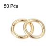 thumbnail image 3 of 6.5mm Metal O Rings Non-Welded for Straps Bags Belts DIY Gold Tone 50pcs, 3 of 5