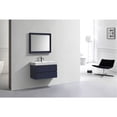 thumbnail image 6 of Kubebath Bliss 36" Blue  Wall Mount Modern Bathroom Vanity, 6 of 6