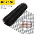thumbnail image 2 of Cloth 1/2 Inch, Chicken Wire Fencing 19 Gauge, Galvanized Wire Mesh Roll, Raised Garden Bed Supports Wire Mesh Fence - Prevent Snakes, Raccoons, Foxes, 2 of 8
