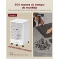 thumbnail image 3 of VASAGLE UOFC081W01 - Archivador m&oacute;vil con Ruedas, Soporte para Impresora con 5 cajones, rieles deslizantes sin Herramientas, para Estudio, Oficina en casa, Blanco Nube, 3 of 6