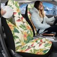 thumbnail image 2 of Uorisanigo Car Seat Covers for Front Seats – High-Back 2 Front Set, Hawaiian Floral Hummingbird Automotive Seats Cover, Interior Accessories Covers for Car Truck Van SUV Seat Protection, 2 of 7