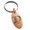Rose, variant on Stainless Steel Letter D Initial Royal Monogram Engraved Small Oval Charm Keychain Keyring