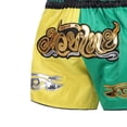 thumbnail image 2 of Calzoncillos De Boxeo Pantalones cortos de boxeo Pantalones cortos de boxeo transpirables Equipo deportivo (XL Amarillo Verde), 2 of 8