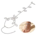 thumbnail image 4 of Cadena de pie delicada elegante resistente al desgaste con estilo joyería para pies aleación para citas reuniones para uso diario para fiestas en la playa, 4 of 8