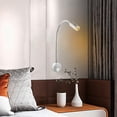 thumbnail image 1 of Lámpara de lectura, luces de cama LED montadas en la pared junto a las lámparas Lámpara de aplique de iluminación nocturna A, 1 of 8