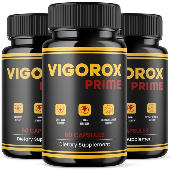 Vigorox Prime Advanced Formula Pills All Natural Vitamin Supplement VigoroxPrime 180 Capsules