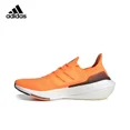 thumbnail image 3 of Zapatillas de running unisex Adidas Ultra Boost negras, cómodas, de tejido que combina con todo, resistentes al desgaste, transpirables, de caña baja, 3 of 5