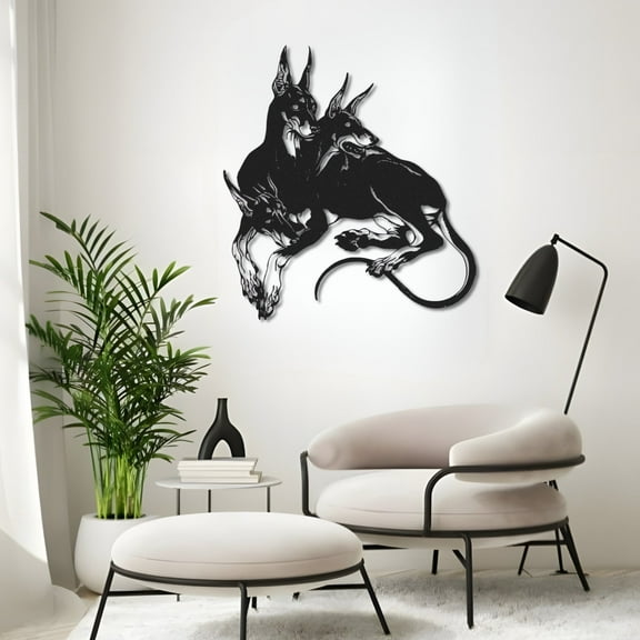 Cerberus Metal Wall Art