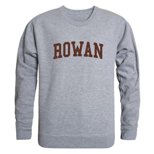 W Republic 543-371-HGY-01 Rowan University GameDay Crewneck T-Shirt, Heather Grey - Small