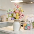 thumbnail image 3 of dajkiuy Artificial Easter Spray Vine with Pastel Easter Eggs, Decorative Spring Floral Stems for Easter Arrangement Centerpiece Easter Celebration Home Vase Decor, 3 of 3