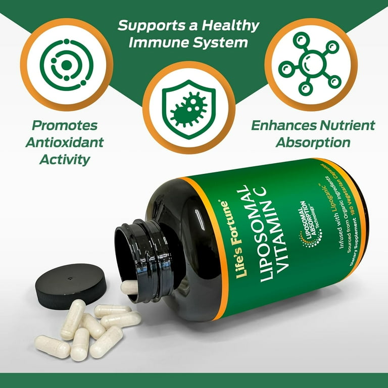 Liposomal Vitamin C 180 Vegetarian Capsules