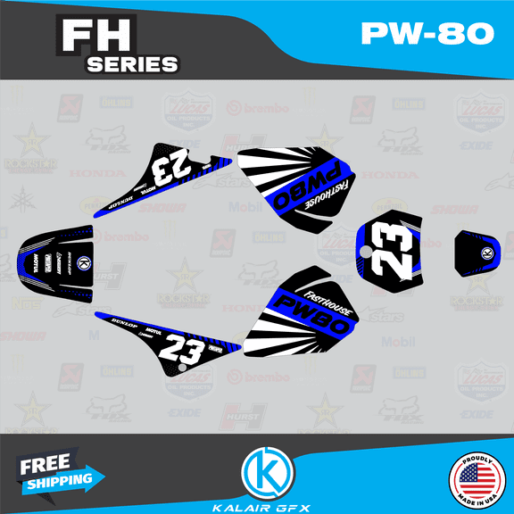 Kalair GFX Graphics Kit for Yamaha PW80 (1990-2008) Fh Series