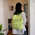 thumbnail image 2 of LHSHIDU Backpack for Women - Trendy Drawstring Puffy Backpack (Black), 2 of 7