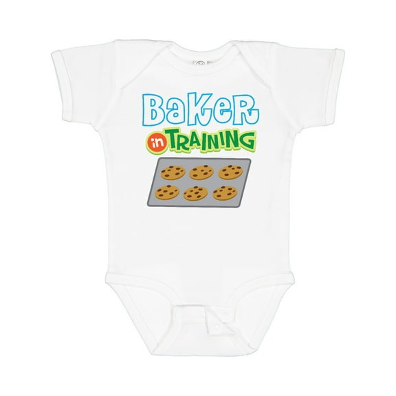 Inktastic Baker in Training Baking Boys or Girls Baby Bodysuit