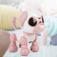 thumbnail image 1 of Robot Dog, Intelligent Touch Sensoring Robot Electronic Dog Toy, Safe For Baby Kids Pink, 1 of 8