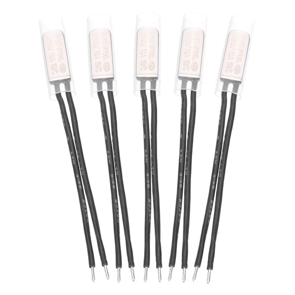 5 Pcs KSD9700 Thermostat 150°C/302°F Normally Close Temperature Switch Thermal Protector N.C 10A 250V Metal Temperature Controller