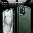 thumbnail image 6 of JETech Case for iPhone 15 6.1-Inch Compatible with MagSafe, Heavy Duty Dual-Layer Rugged Protection, Shockproof Protective Tough Phone Magnetic Cover (Midnight Green), 6 of 6