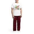 thumbnail image 5 of CafePress - Christmas Owl Men's Light Pajamas - Men's Light Loose Fit Cotton Pajama Set, 5 of 7