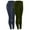 A-Olive Green, variant on 2 Pack High Waist Yoga Pants With Pockets High Waist Tummy Control With Pockets Leggings Fitness Sports Running Yoga Athletic Pants A-Brown