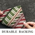 thumbnail image 6 of Red and Green Christmas Striped Pattern Door Rugs,Washable Non Slip Door Mats Indoor,Decorative Door Mats,Entry Mat Indoor for Entrance,Bedroom,Kitchen,Bathroom,16"x47", 6 of 6