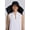 Black, variant on Coolibar Women's Full Coverage Hat - UPF 50+ Sun Protection - Anastasia Elegant in White