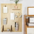 thumbnail image 6 of 6 Sets PegBoard Cups,2.7x4In Clear Ring Style Pegboard Hooks with Pegboard Cups,Peg Board Containers for Craft,Workroom,Office, 6 of 6