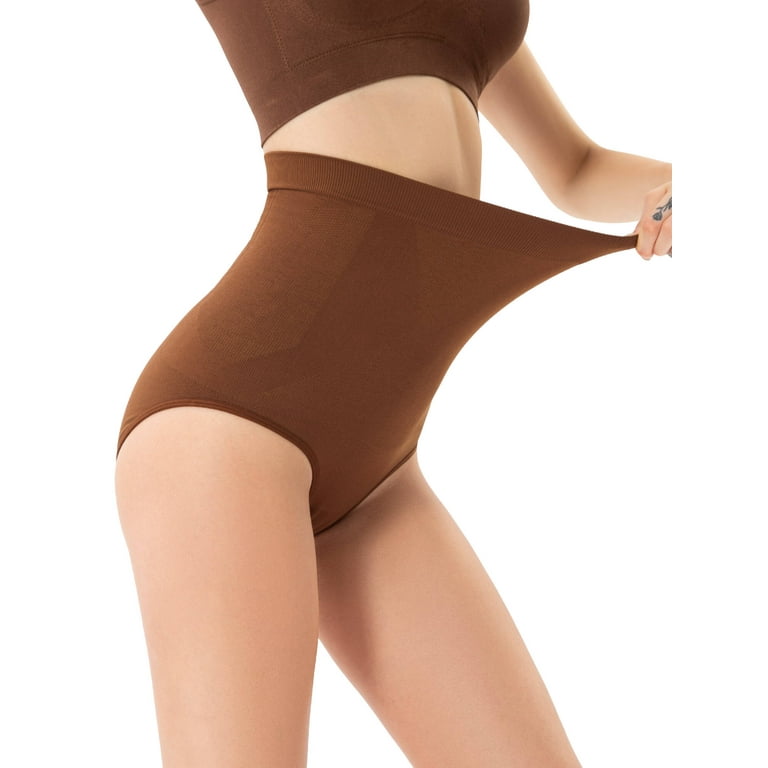 DREAM SLIM Women's High-Waist Seamless Body Shaper Briefs Tummy Control  Panty Butt Lifter Shapewear Slim Waist Trainer