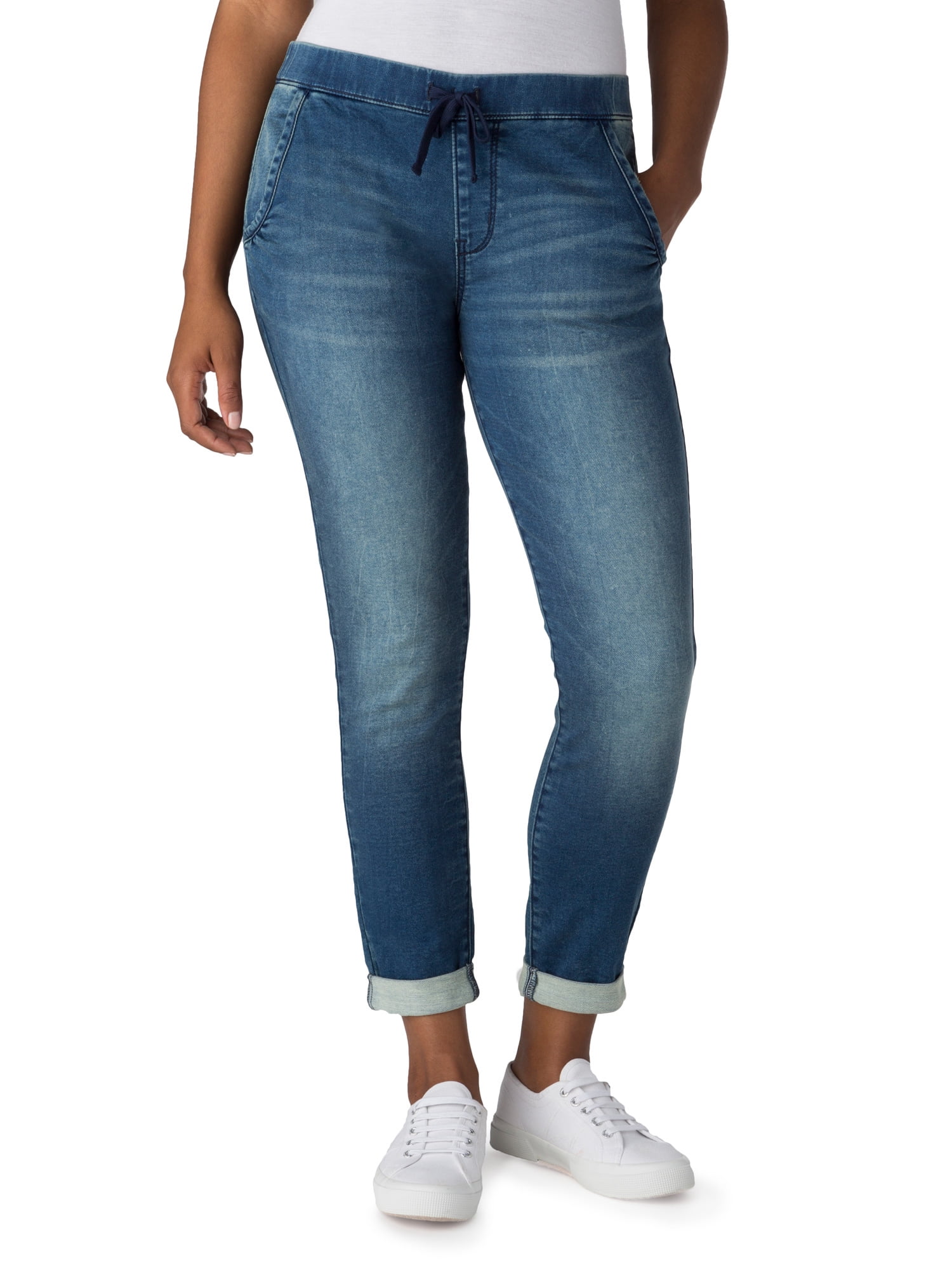Signature by Levi Strauss & Co. Women's Simply Stretch Denim Joggers -  