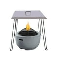 thumbnail image 4 of Outdoors Fire Pit Heat Deflector, Pushes Heat Down and Out, Stainless-Steel with Carrying Handle Fire Pit Heat Deflector, 4 of 22
