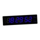 thumbnail image 3 of Reloj Digital LED en , calendario de fecha moderno para aula, reloj despertador colgante de pared para Bar, tienda, gimnasio, al lado, Azul, 3 of 8