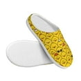thumbnail image 3 of Daiia Funny Ducks Print Women’s Fuzzy Slippers Memory Foam Lightweight House Shoes Cozy Loafer Flannel House Shoes-39/40, 3 of 7