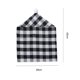 thumbnail image 2 of Funda para silla de Navidad para comedor, cubierta trasera para silla de celosía en blanco y negro, adorno de mesa, decoración reutilizable para compromiso de boda, 2 of 8