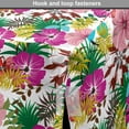 thumbnail image 4 of Floral Dog Crate Cover, Continuous Exotic Nature Pattern with Tropical Flowers Bushes and Leaves, Easy to Use Pet Kennel Cover Small Dogs Puppies Kittens, 7 Sizes, Multicolor, by Ambesonne, 4 of 6