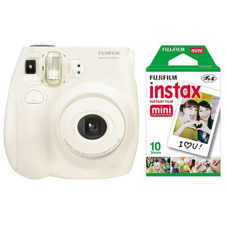 Fujifilm Instax Mini 7S Instant Camera (with 10-pack film) - White