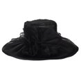thumbnail image 6 of Mifelio Ken/tucky Derby Hats for Women, Women's Vintage Mesh Hat Floral Shade Holiday Brim Top Hat Fascinators Hats for Women Black, 6 of 7
