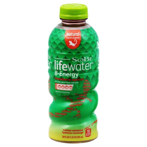 SoBe Life Water Strawberry Apricot Beverage, 20 Fl. Oz.