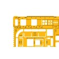 thumbnail image 2 of Regla de Escala Arquitectónica Liquidraw Naranja Transparente a Escala 1:50 para Dibujar Plantillas, 2 of 3