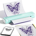 thumbnail image 3 of M08F Impresora de Plantillas Transferencia Tatuajes Inalámbrica Máquina Fotocopiadora Térmica Transferencia de Tatuajes Compatible con para Teléfono Inteligente PC Verde, 3 of 5