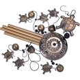 thumbnail image 2 of Garden Turtle Wind Chimes Decoración al aire libre - con 4 tubos de aluminio 6 campanas 7 Turtle Wind Chimes, Mobile Romance,11 Feliz Sencillez, 2 of 4