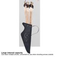 thumbnail image 4 of Archery  Holder, Compact and Portable PU Leather Tear Resistance Shoulder Back Quiver  for Outdoor Hunting, 4 of 7