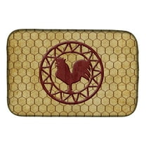 Rooster Chicken Coop Dish Drying Mat