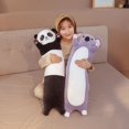 thumbnail image 2 of 70-130cm Long Giant Panda Plush Toy Cylidrical Animal Bolster Pillow Koala Bear Stuffed Plushie Children Sleeping Friends Giftpanda70CM Deng Xun unisex, 2 of 2