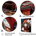 thumbnail image 3 of Designart "Vibrant Jukebox Captured In Photography I" Jukeboxes Floater Framed Wall Decor, 3 of 5