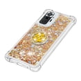 thumbnail image 4 of Funda para Xiaomi Redmi Note 10 PRO/NOTE 10 PRO MAX con Brillo Líquido Flotante, Purpurina, Parachoques y Anillo Giratorio Soporte, 4 of 5