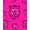 Pink, Pattern 2, variant on ODIKA 8'x10' Machine Washable Non-Slip Area Rug, Whimsical Striped Predator Cartoon Bath with Playful High Traffic Rug, Pink, 723541