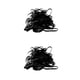 thumbnail image 2 of Banda de goma para el cabello sweethay 50 piezas aro para el pelo lazos para el pelo trenza larga Negro 2Conjunto, 2 of 6