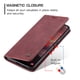 thumbnail image 5 of CaseMe Funda de Cuero para Samsung Galaxy A56 5G, Funda de Cuero con Tapa y Tarjetero con Cierre Magnético a Prueba de Golpes, Funda Protectora para Teléfono Samsung Galaxy A56 5G de 6,5 Pulgadas, 5 of 12