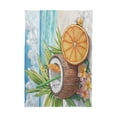 thumbnail image 2 of Qxltty Coconut Orange Slice Square Tablecloth 60×90in Thick Wrinkle Resistant Heat Proof Durable Table Cover for Dining Table, 2 of 9