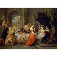 thumbnail image 3 of Anonymous 24x19 Black Modern Framed Museum Art Print Titled - The Feast of Herod (1640-1690), 3 of 5